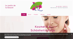 Desktop Screenshot of garten-der-schoenheit.at
